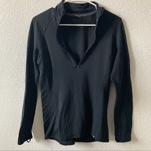 Patagonia Women’s Thermal Weight Capilene Baselayer 1/2 Zip Black Medium